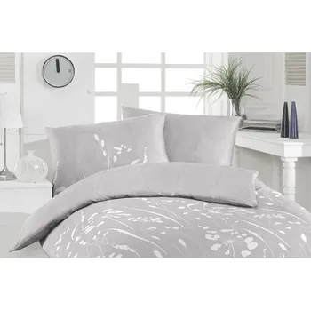 Povlečení Florella Bree Silber Satin 140x200, 70x90 cm zip