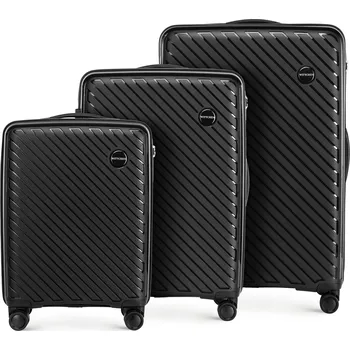 Sada polypropylenových černých kufrů | WITTCHEN | 56-3T-20S-10