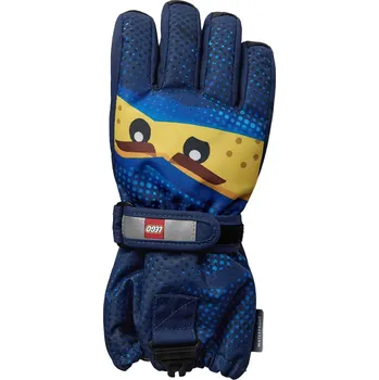 Rukavice Chlapecké lyžařské rukavice LEGO® Kidswear Agan Dark Blue