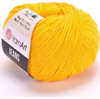 Příze Příze Yarn Art Jeans žlutá