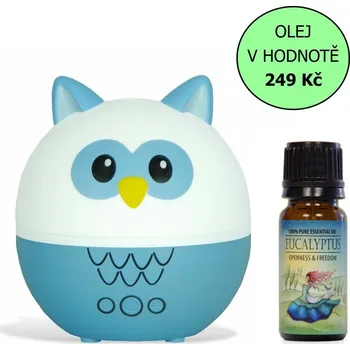 Aroma difuzér Dětský aroma difuzér Airbi PET HOO + esenciální olej Airbi EUKALYPTUS