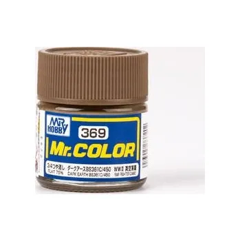 Modelářská barva Mr. Color 369 - Dark Earth BS381C/450 (10ml) - Gunze C369