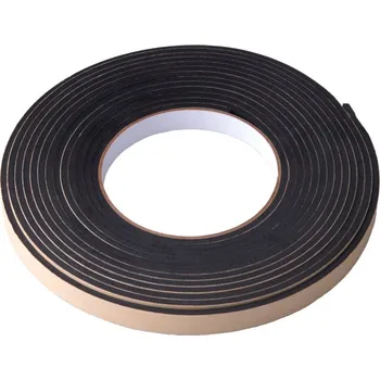 Lepicí páska páska lepící pěnová EVA jednostranná, 12mm x 10m tl.4,5mm, černá, akryl. lepidlo