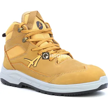 Pracovní obuv ALBATROS Vector Wheat Mid S3 žlutá pánská pracovní obuv 43