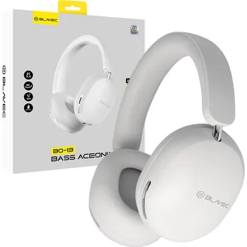 Sluchátka Bezdrátová sluchátka Blavec Over-ear BO-13 Bass Aceonix ANC (BO13-W) white
