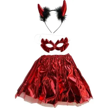 Karnevalový kostým Cd Dětský set na karneval Čertice 3ks