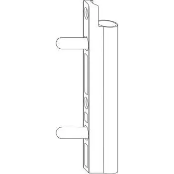 Okenní klika WINKHAUS křídlové ložisko FK.20-6-20.WS, 100 kg, bílé