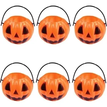 Karnevalový doplněk Funny Fashion Sada mini dýně 6 ks