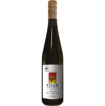 Víno Vican Merlot Moravský dub Výběr z hroznů 2023