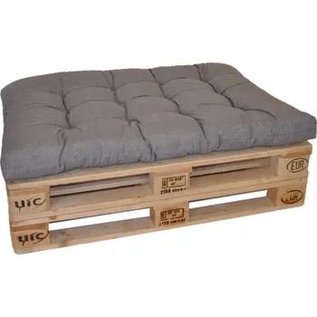 Podsedák Axin Trading s.r.o. Sedák na paletu 120x80 šedý melír