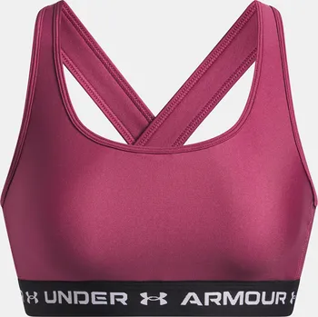 Podprsenka Dámská podprsenka Under Armour Crossback Mid Bra-RED 1361034-661 Červená SM