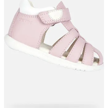 Dívčí sandály Dívčí sandály Geox Macchia růžové GEOX bílá | růžová 3423878