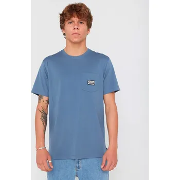 Pánská móda Tričko Rip Curl SPORTLINE BADGE SS TEE Bluefin velikost M