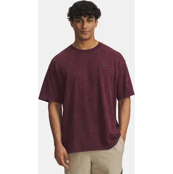 Pánské tričko Pánské tričko Under Armour UA M HW OS LOGO WASH SS-R 1389147-600 Červená LG