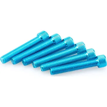 Motodoplněk Šrouby PUIG ANODIZED 0540A modrá M8 x 55mm (6ks)