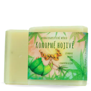 Mýdlo Přírodní mýdlo Konopné Retro obal