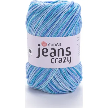Příze Yarn Art Jeans crazy modrá