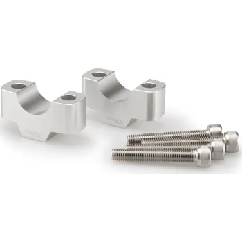 Chránič řídítek pro čtyřkolku Zvýšení řidítek PUIG 20667P stříbrná height 20mm, d 25mm