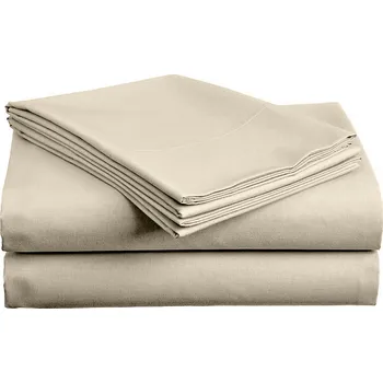 Prostěradlo Bavlněné prostěradlo LUX béžové 220x240 cm