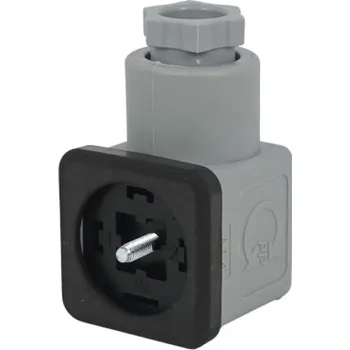 Ventil Konektor cívky velikost 3 (DIN/EN-A), Pg9, šedý