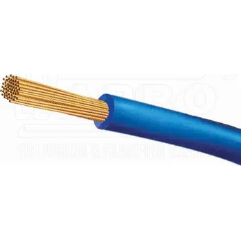 elektrický kabel lanko CYA 0.5 tm.modrá H05V-K