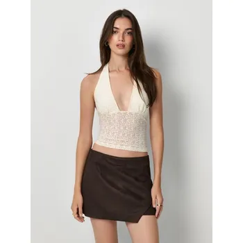 Dámská sukně Kraťasová sukně - XL - House - tmavě hnědá - 323GE-89X