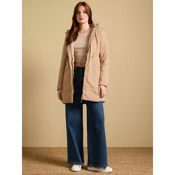 GUESS dámská zimní oboustranná bunda Virginia hnědá XS