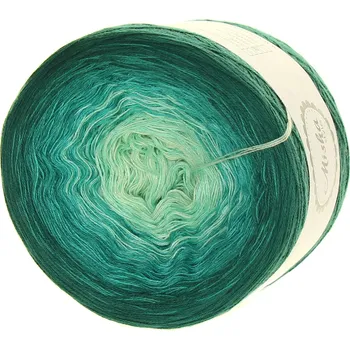 Příze Smaragdové ombre 3 nitka 1500 m - Misha style příze