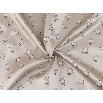 HEDVA ČESKÝ BROKÁT Ondran 160 krojový brokát KVÍTEK cappuccino | 116