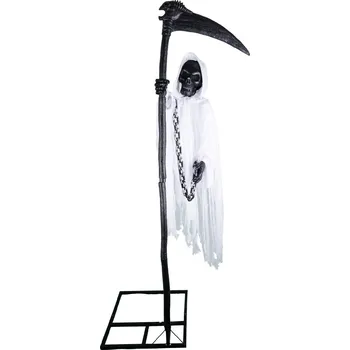 Party dekorace Halloween smrtka s kosou, 180 cm