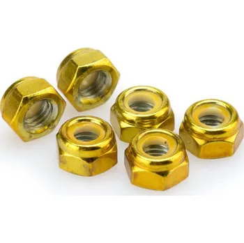 Motodoplněk Matky PUIG ANODIZED 0832G žlutá M8 (6pcs)