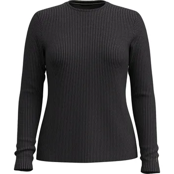 Dámské tričko Dámské termotriko s dlouhým rukávem Smartwool Thermal Merino Rib Crew W charcoal heather L