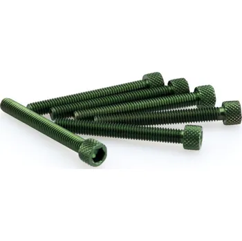 Motodoplněk Šrouby PUIG ANODIZED 0421V zelená M6 x 50mm (6ks)
