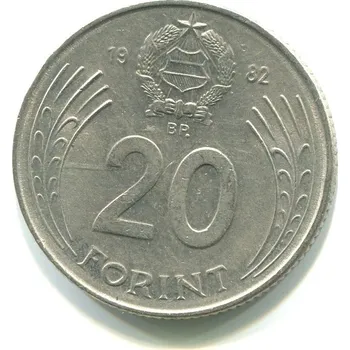 MAĎARSKO. 20 forint 1982.