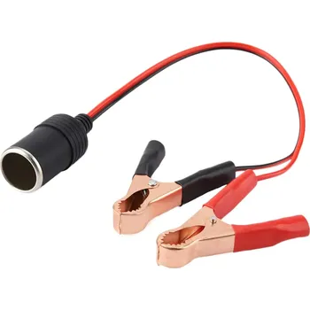 Real Home Adaptér do zapalovače 12V/24V s krokodýly