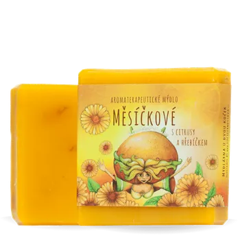 Mýdlo Přírodní mýdlo Měsíčkové Retro obal