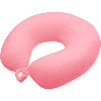 Cestovní polštářek KUFRYPLUS Cestovní polštářek TPPB20 tmavě růžový