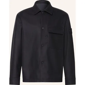 Pánská košile Stone Island Pánská Flanelová Svrchní Košile Ghost, tmavě...