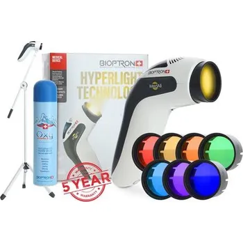 Biolampa Bioptron MedAll + barevná terapie + stojan + Oxy sprej