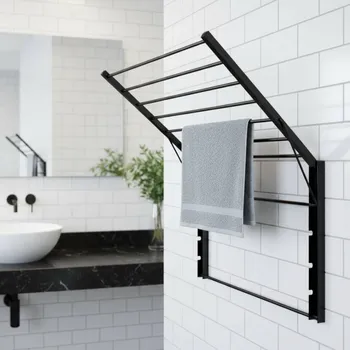 Sušák na prádlo Benco Favorit 100 cm 103 cm černá