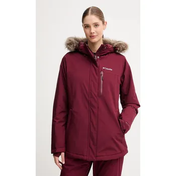 Lyžařská bunda Columbia Ava Alpine vínová barva, 2085831 93A, vel. L