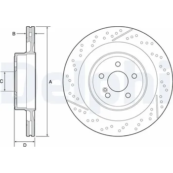 Brzdový kotouč Brzdový kotouč DELPHI BG9118C