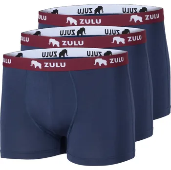 Pánské boxerky Zulu Bambus 210 4in 3-pack Velikost: L / Barva: modrá/červená