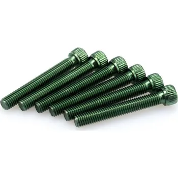 Motodoplněk Šrouby PUIG ANODIZED 0540V zelená M8 x 55mm (6ks)
