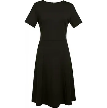 Dámské šaty Brook Taverner Rovné šaty Belinda s rozevlátou sukní bez podšívky Barva: Černá, Velikost: 34 BR2380