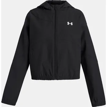 Dívčí bunda Dívčí bunda Under Armour UA Rival Woven HD Jacket-BL 6004181-004 Černá YXS