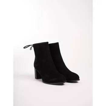 Dámská zimní obuv EPICA dámské kotníkové černé semišové