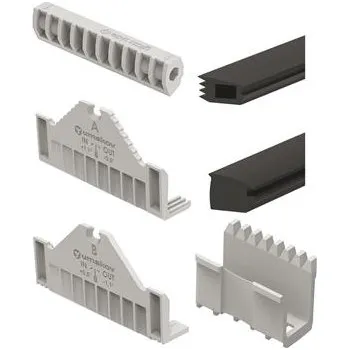 ECONOMY Sada těsnění UnoXL FLEX2, 2500 mm, tloušťka skla 20,76 mm, plast/guma