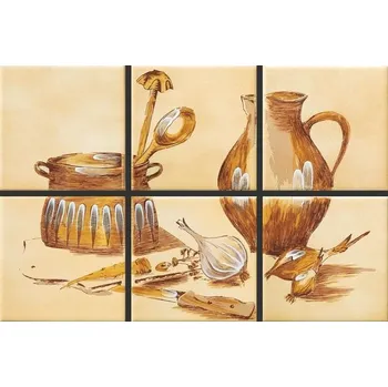 Stavebniny Rako Classic WITP4035 dekor 45x30 vícebarevný béžový