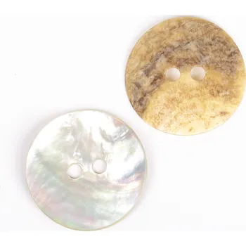 Knoflík Drops Knoflík perleťový Arched, 34 mm - 540